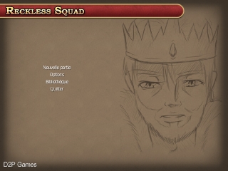 Reckless Squad's new main menu